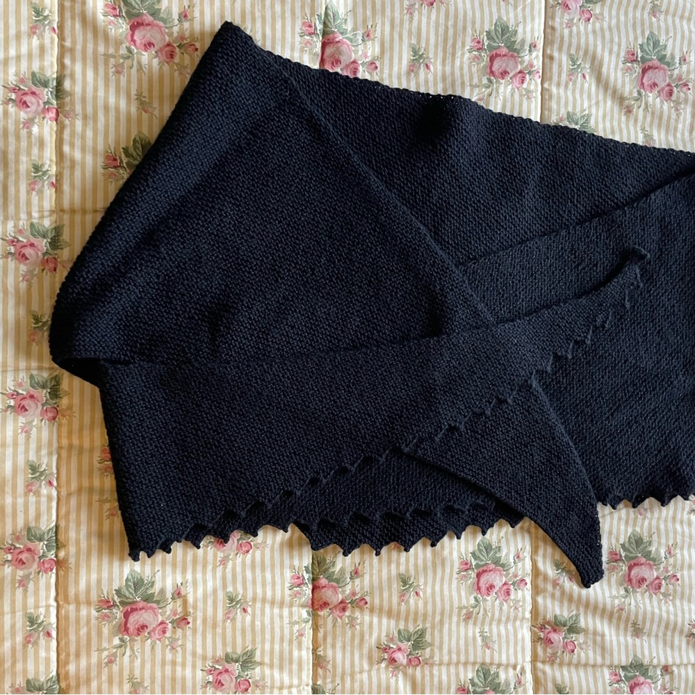 Hand Knit Shawl/Scarf